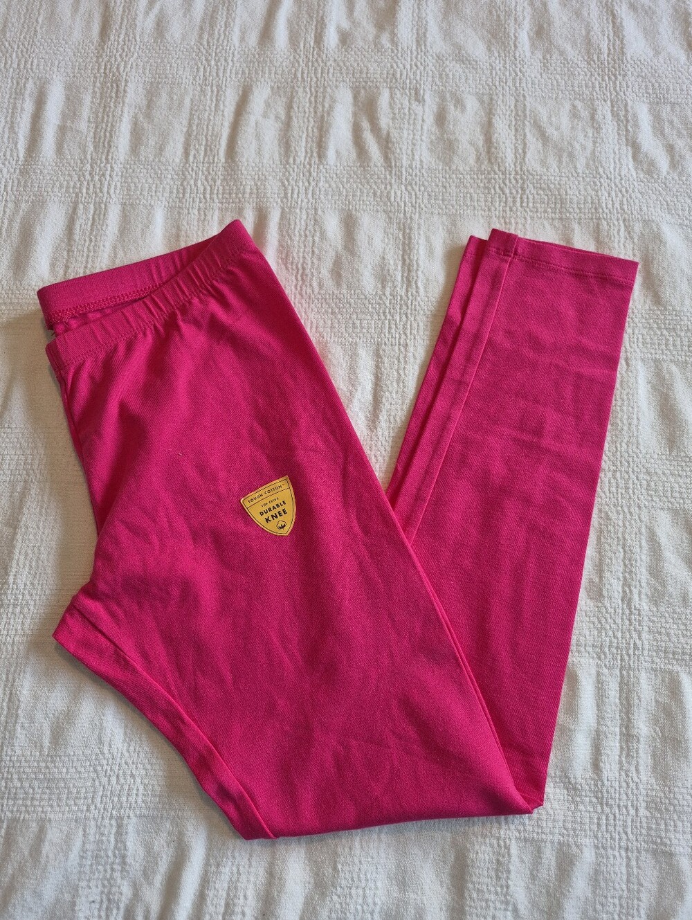 Cat & Jack girls size XL or 14/16 pink cropped leggings, elastic waist NEW